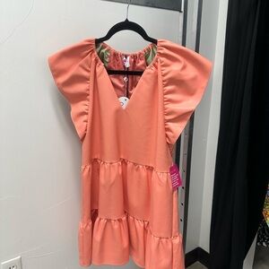 Buddy Love Coral Mini Dress